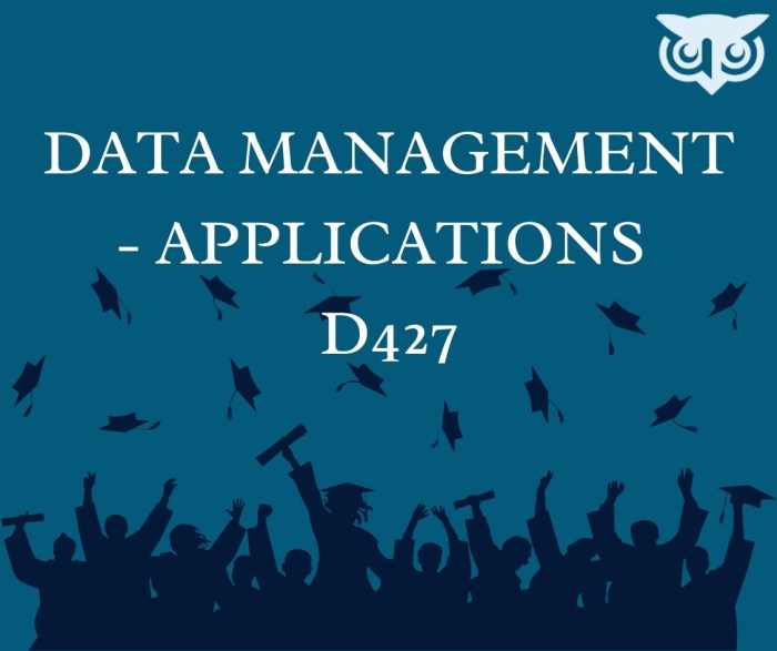 Data management - applications - d427