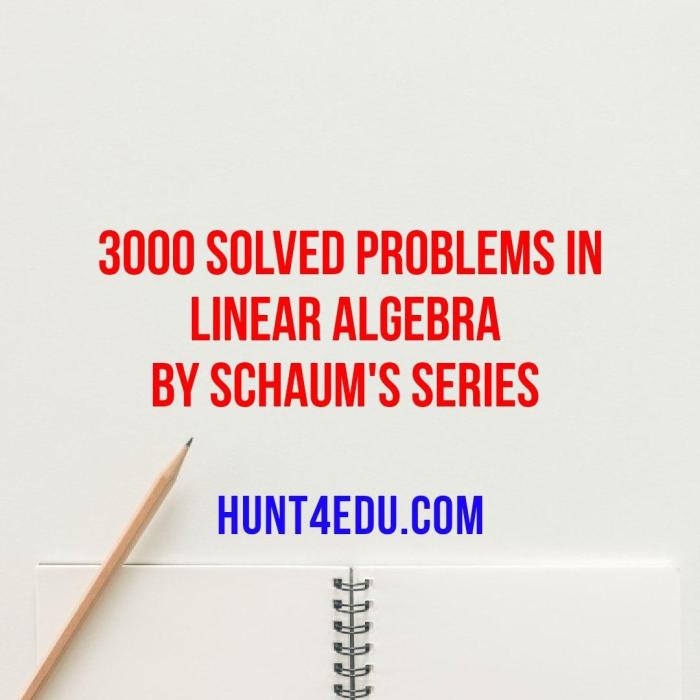 Schaum's outline for linear algebra